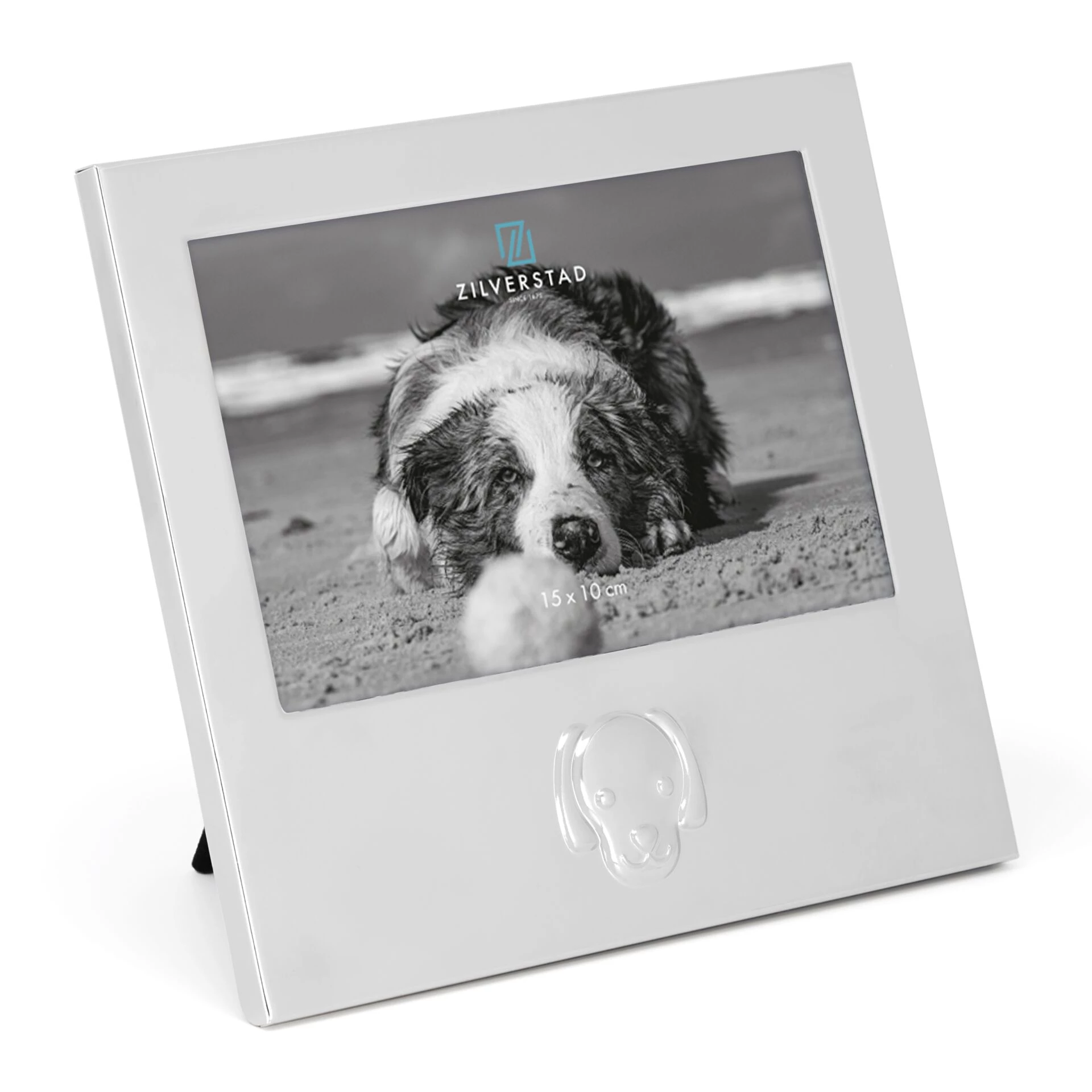 Zilverstad Dog 15x10 Metal Portrait Photo