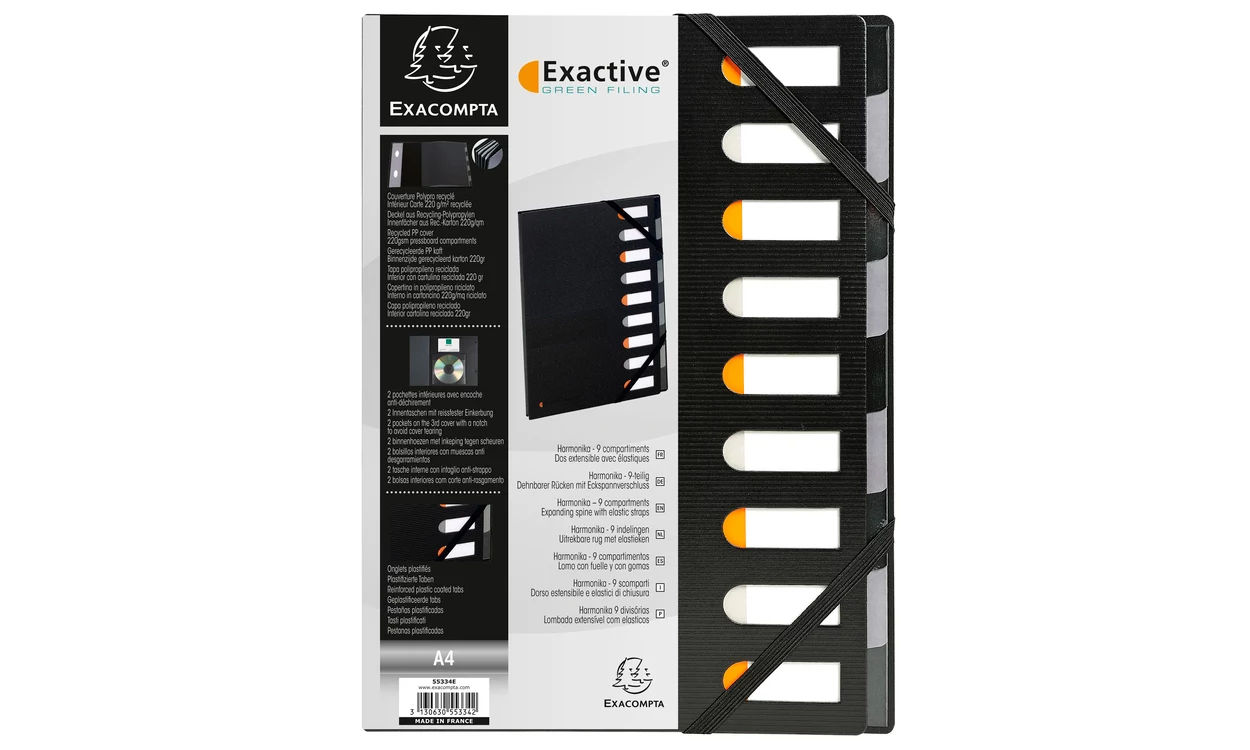 Exacompta 55334E Forever Document Wallet A4