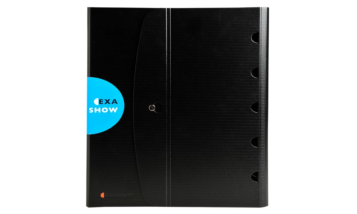 Exacompta 56034E A4 Ring Binder Black