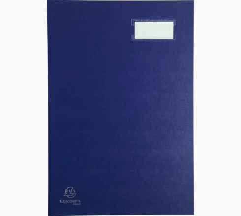 Exacompta 57022E A4 kartona mapīte zila