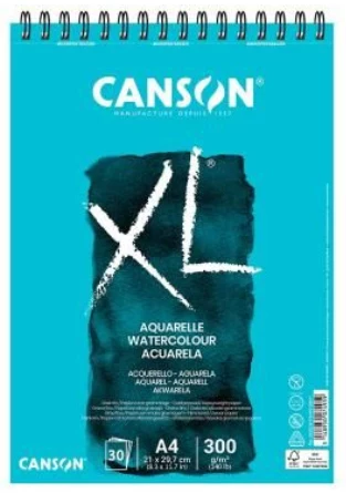 Canson XL Aquarelle Ūdenskrāsu Bloks A3