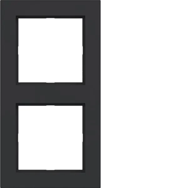 Hager A.1 2-Gang Cover Frame