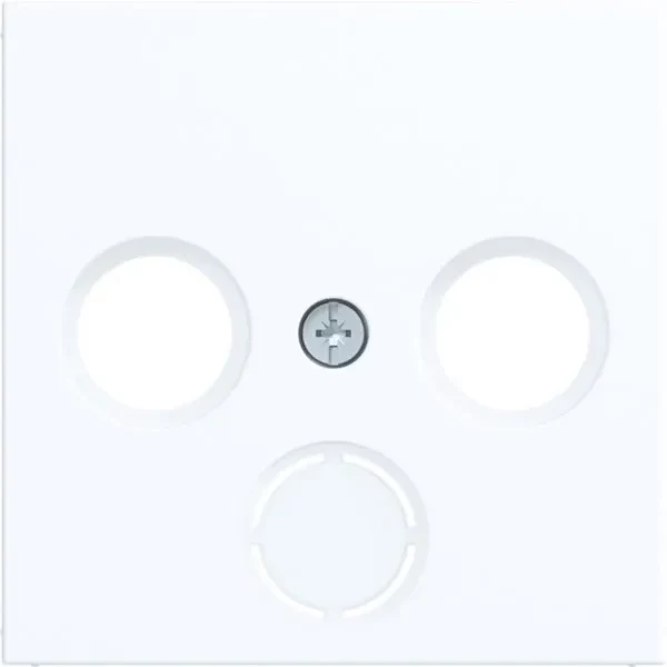Hager Central Plate Ax/Cx Light White