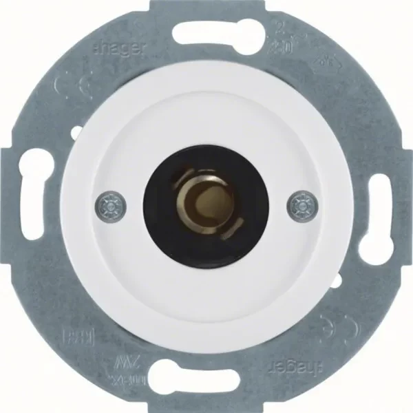 Hager WTE5182WG spiedpoga ar indikatorlampu E10