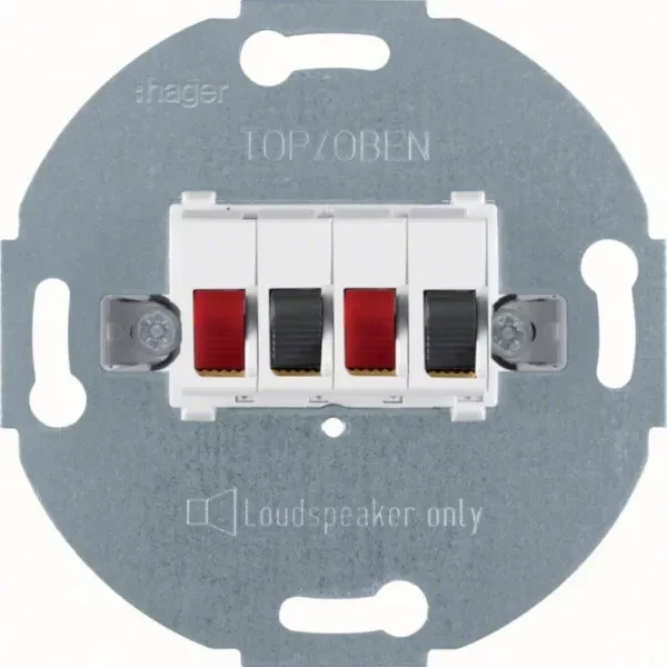 Hager WDF4800PW2 Stereo Speaker Connection Module