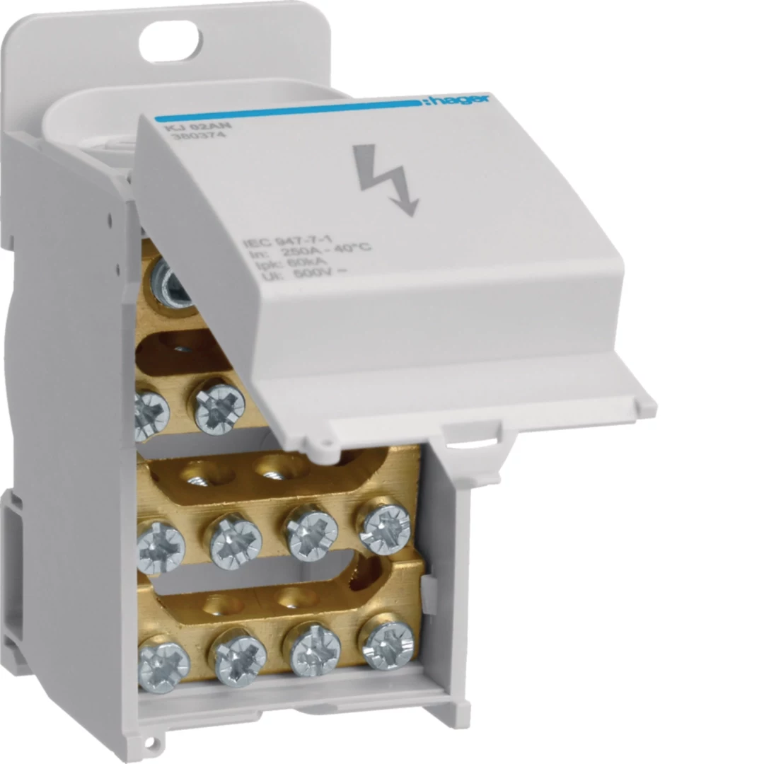 Hager Sadales Bloks 250A 1-Pole KJ02AN