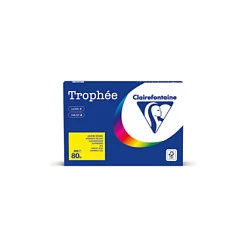 Clairefontaine Trophee Pastel Yellow Copy Paper
