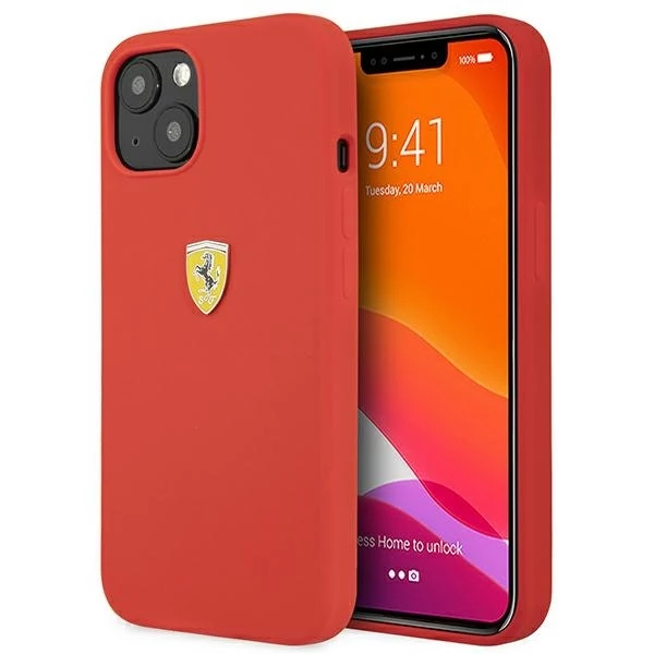 Ferrari FESSIHCP13SRE Silicone Hard Case Apple