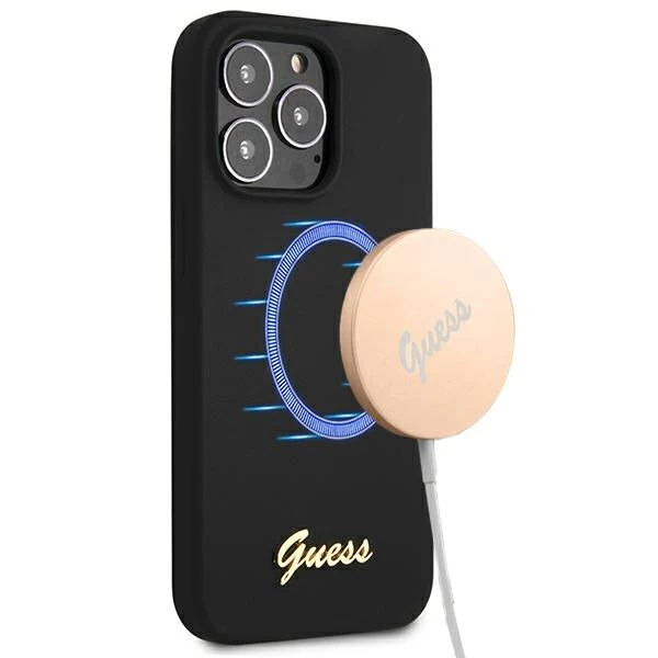 Guess GUHMP13XLSLMGBK Silicone Hard Case for