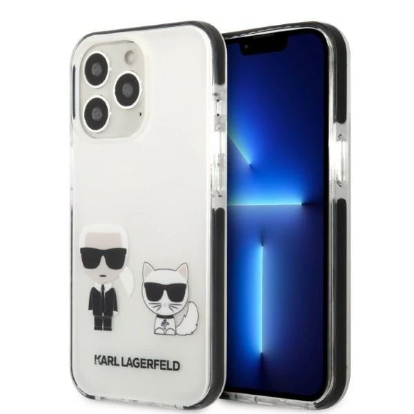 Karl Lagerfeld KLHCP13XTPEKCW Cietais vāciņš iPhone