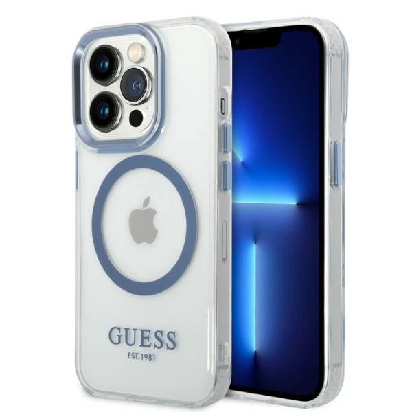 Guess Metal Outline MagSafe Hard Case