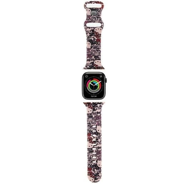 Hello Kitty HKAWMSDGPTP Silikona siksniņa Apple