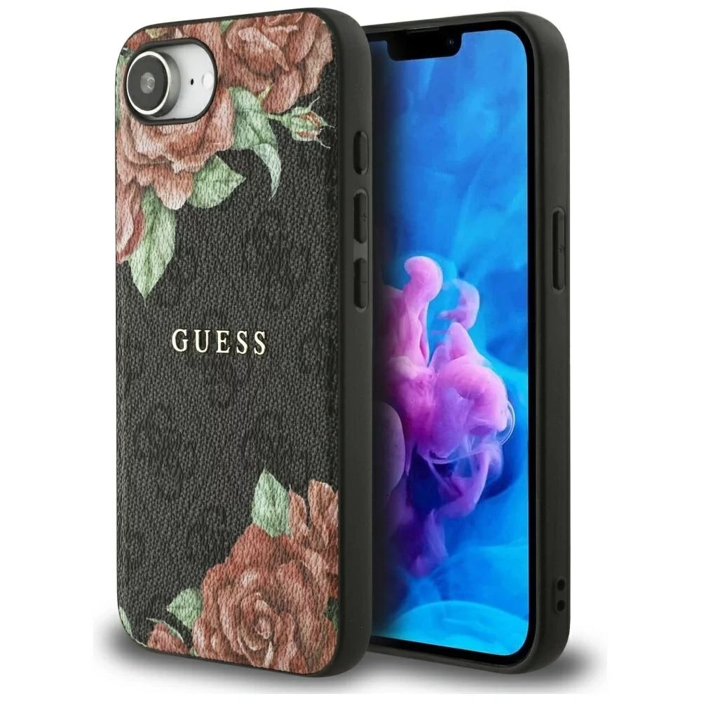Guess 4G Flowers Print MagSafe Case