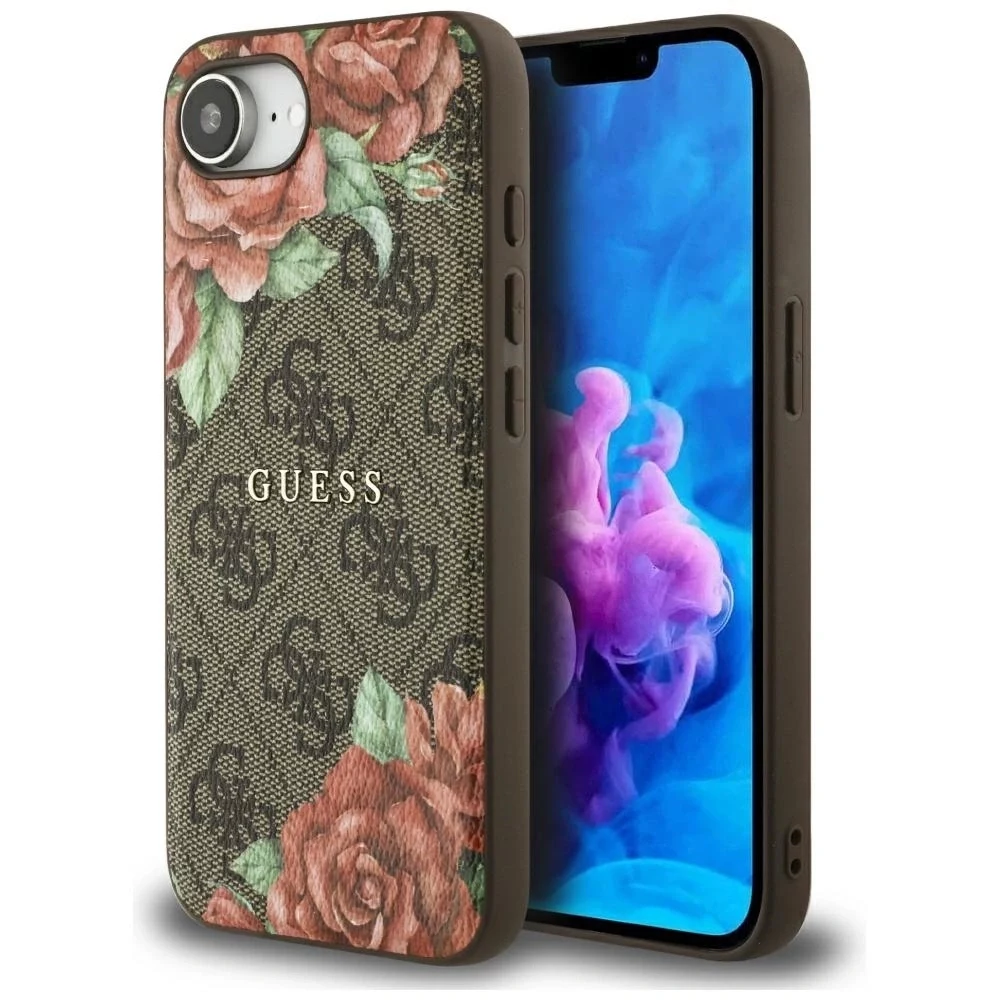 Guess 4G Flowers Print MagSafe Case
