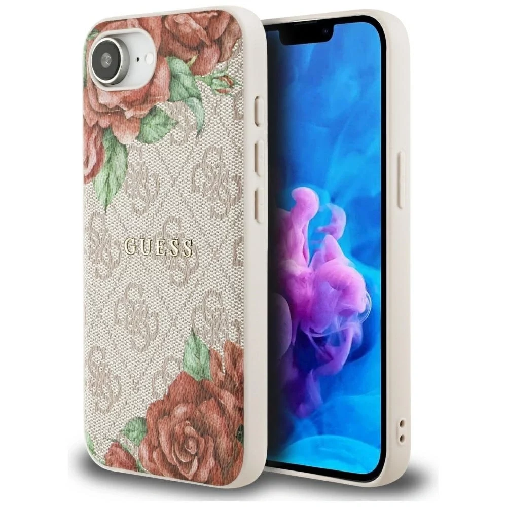 Guess 4G Flowers Print Macīgs MacSafe