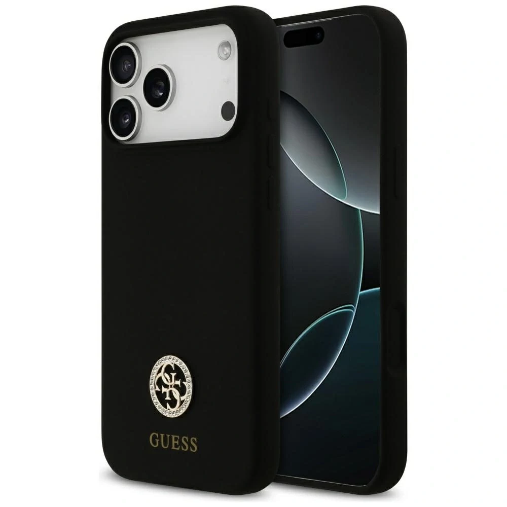 Guess Silicone Logo Strass 4G MacSafe