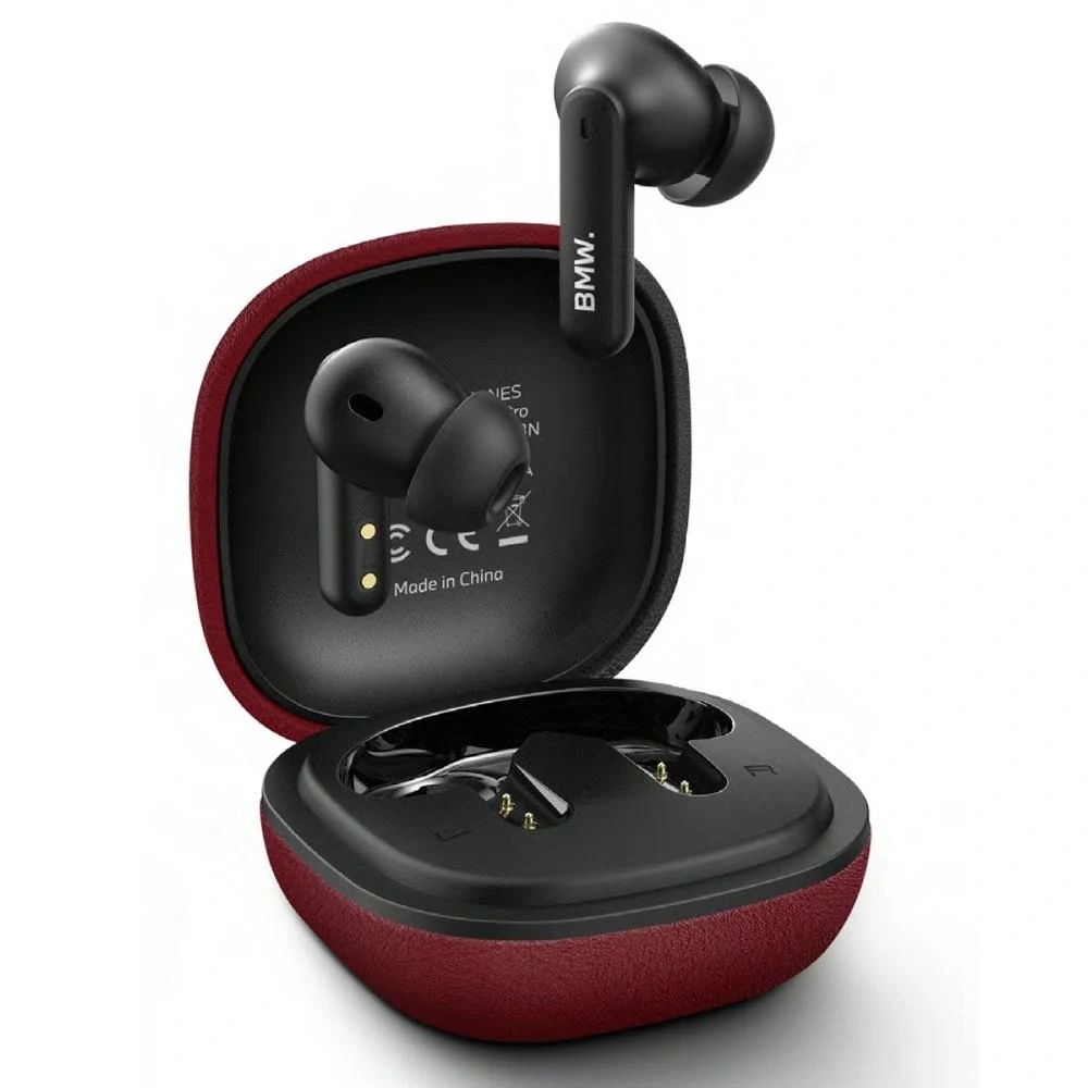 BMW Bluetooth TWS Earbuds Leather Metal
