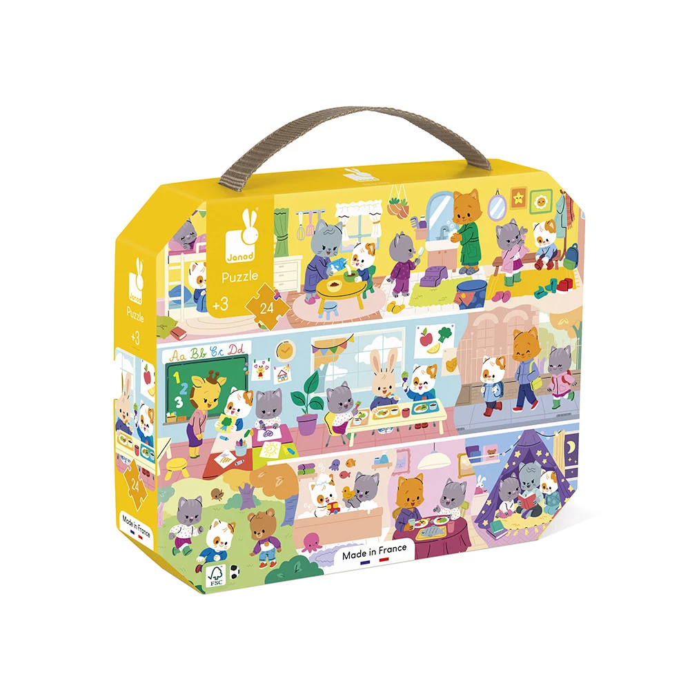 Janod Puzzle in Suitcase Rhythm of