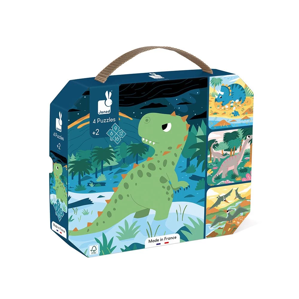 Janod Magneti`Book Dinosaurs Magnetic Educational Game