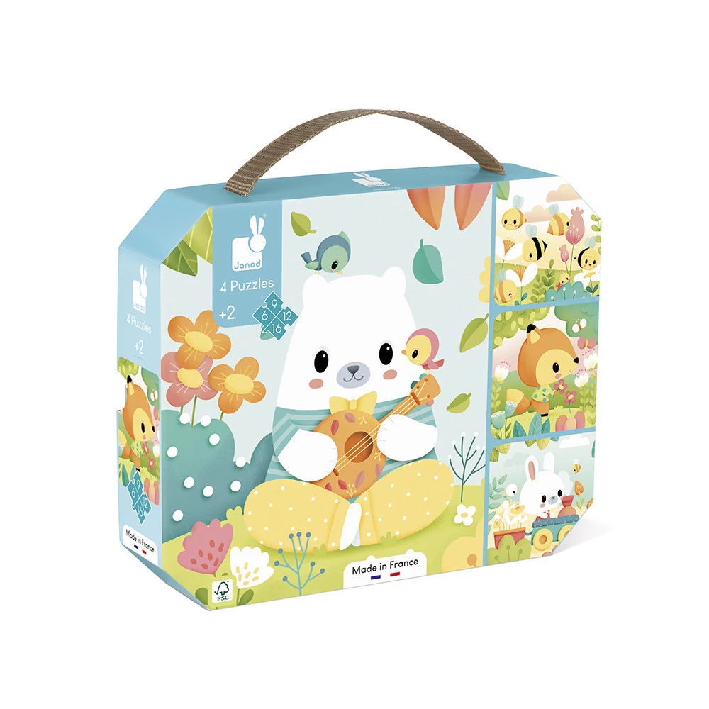 Janod Pure Progressive Jigsaw Puzzle Set
