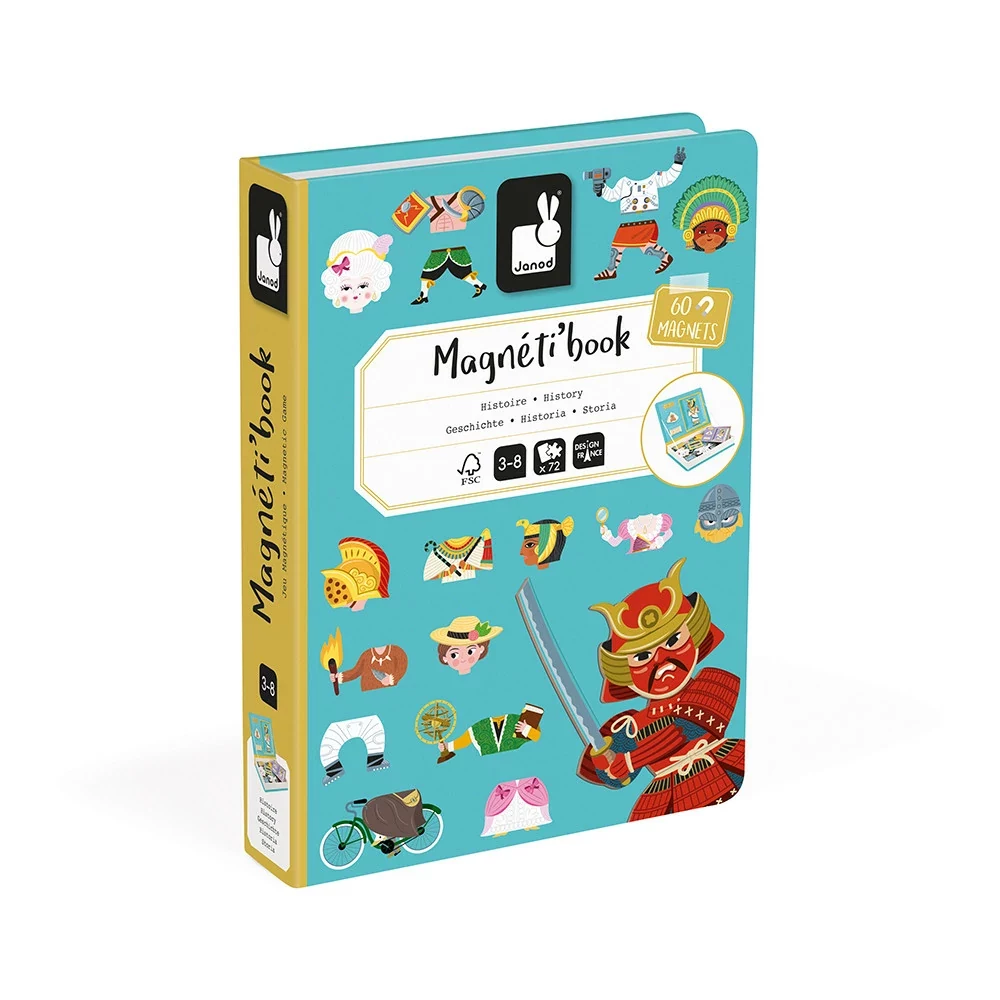 Janod Magnetibook Historia - Magnētiskā izglītojošā