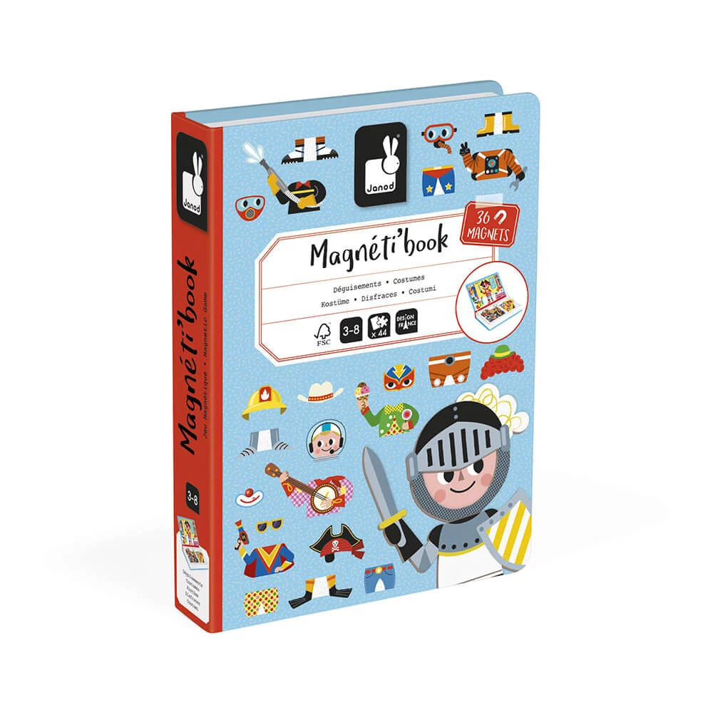 Janod Magnetibook Boy Costumes Magnetic Educational