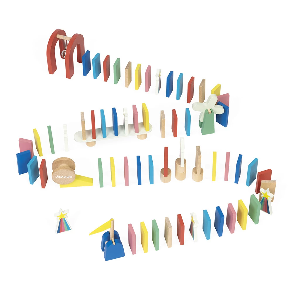 Janod Domino Obstacle Course 100 Pieces