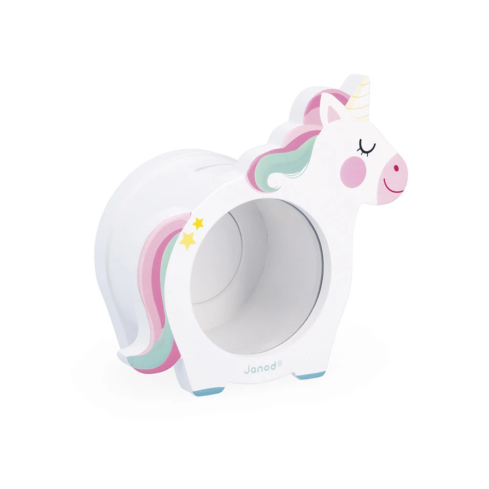 Janod Unicorn Piggy Bank 3+