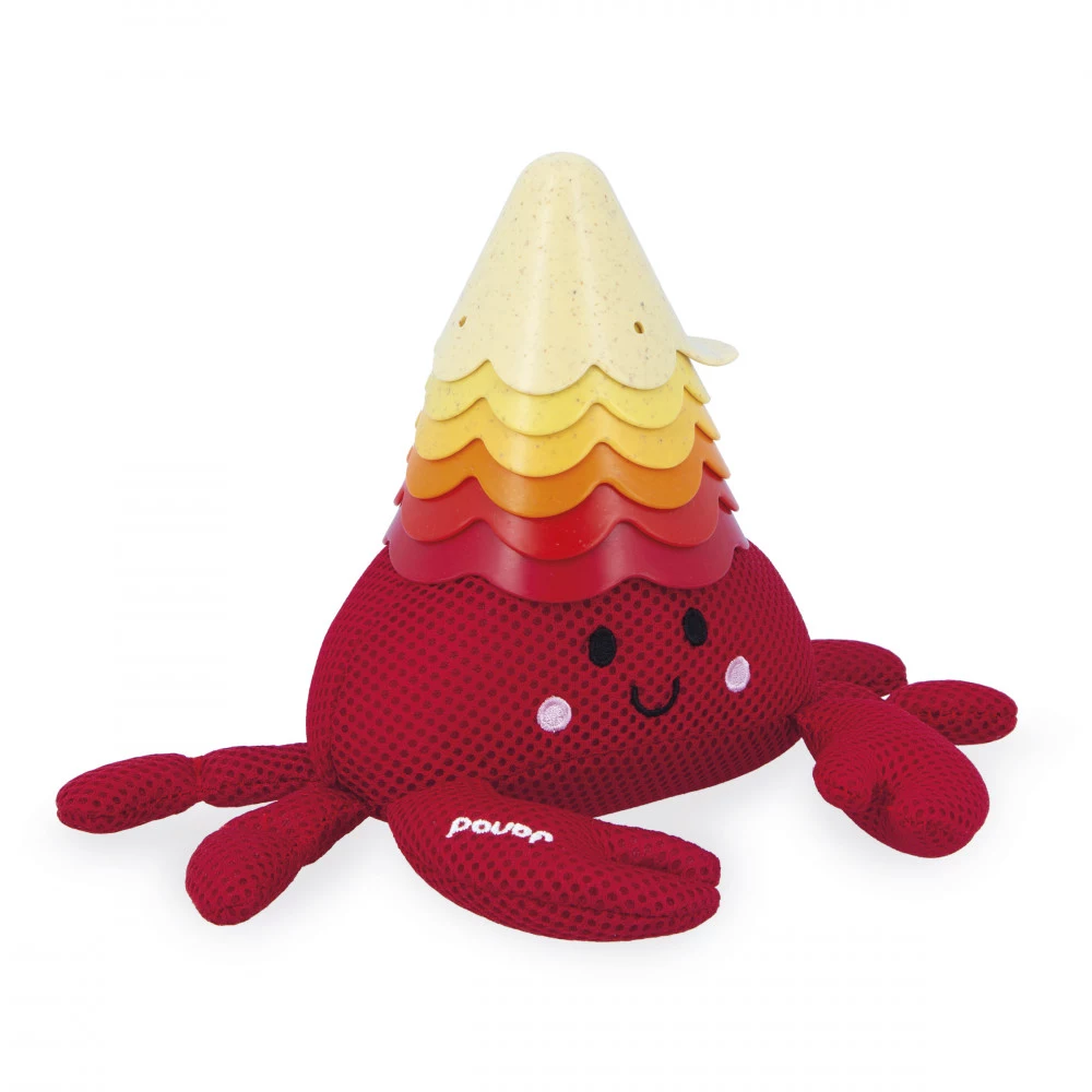 Janod Crab Bath Toy with Shells