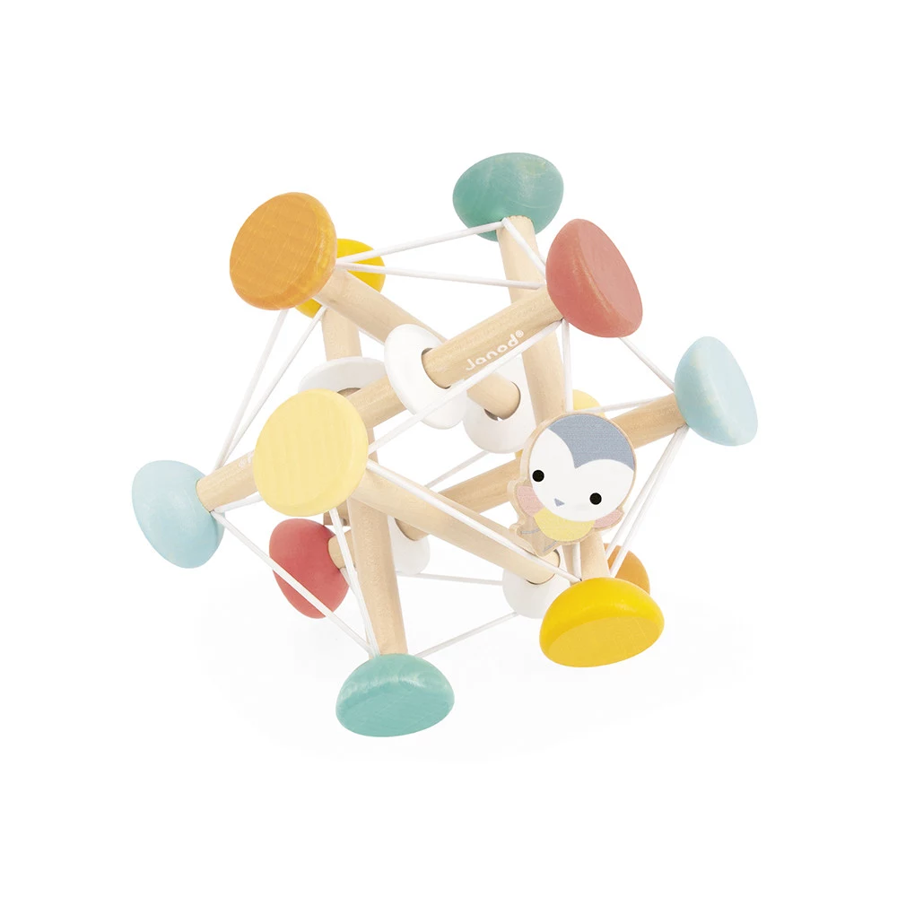 Janod Pure Wooden Sensory Ball 12m+