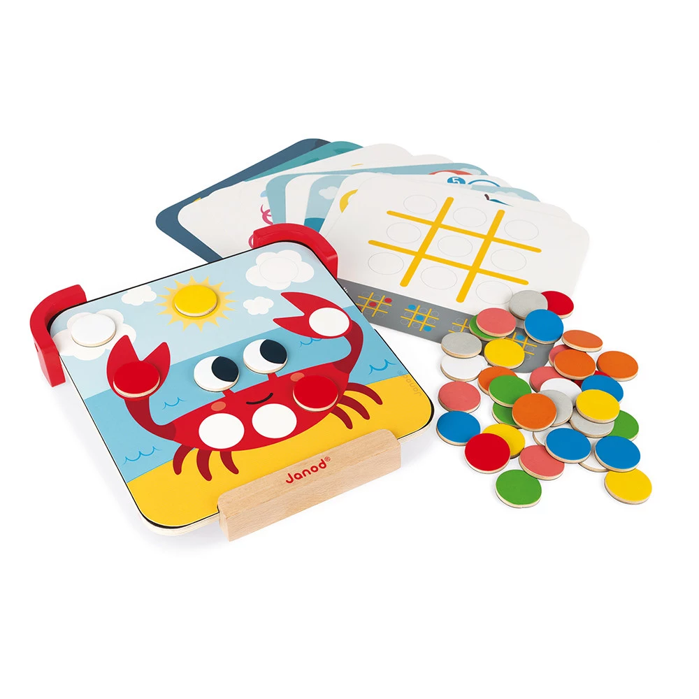 Janod Magnetic Wooden Puzzle - Learn