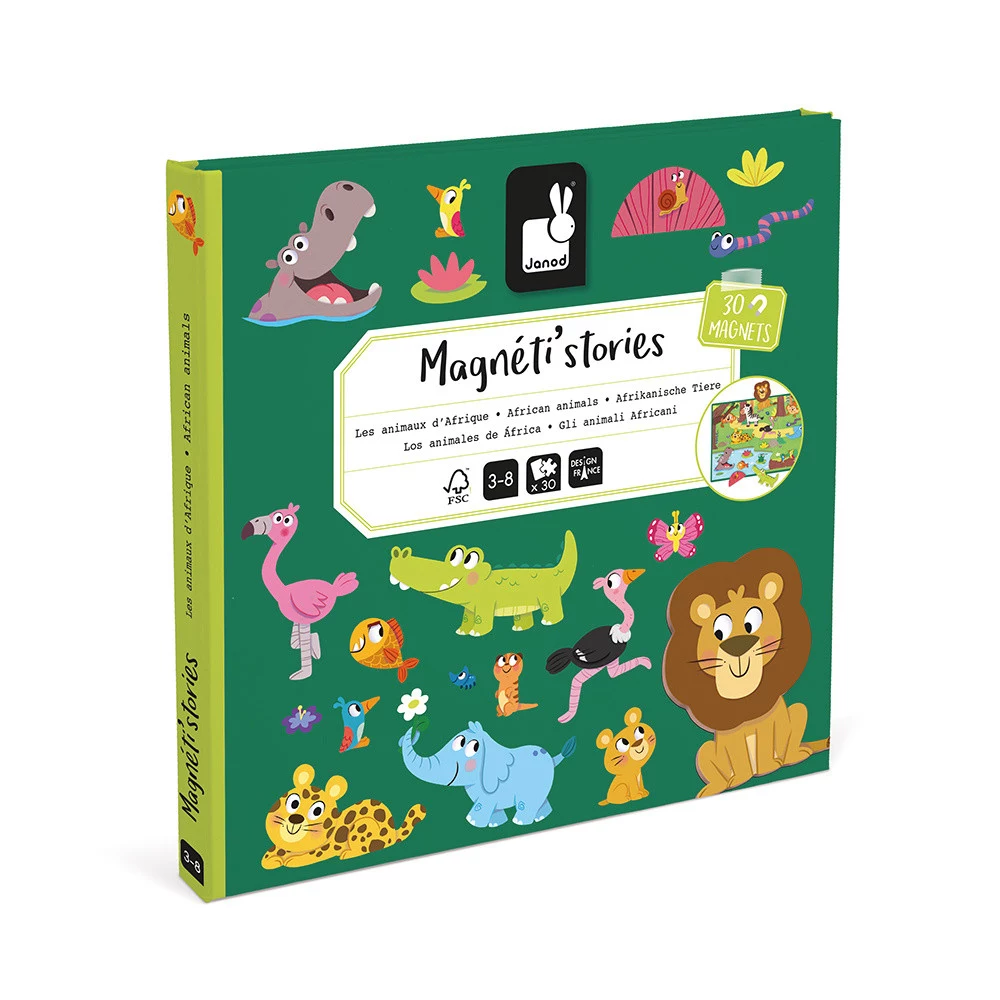 Janod Magneti`stories African Animals Magnetic Story