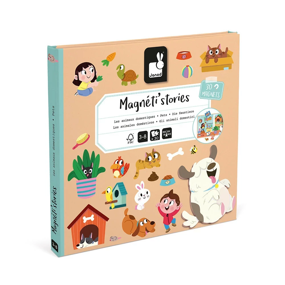 Janod Magneti`stories Domestic Animals Magnetic Story