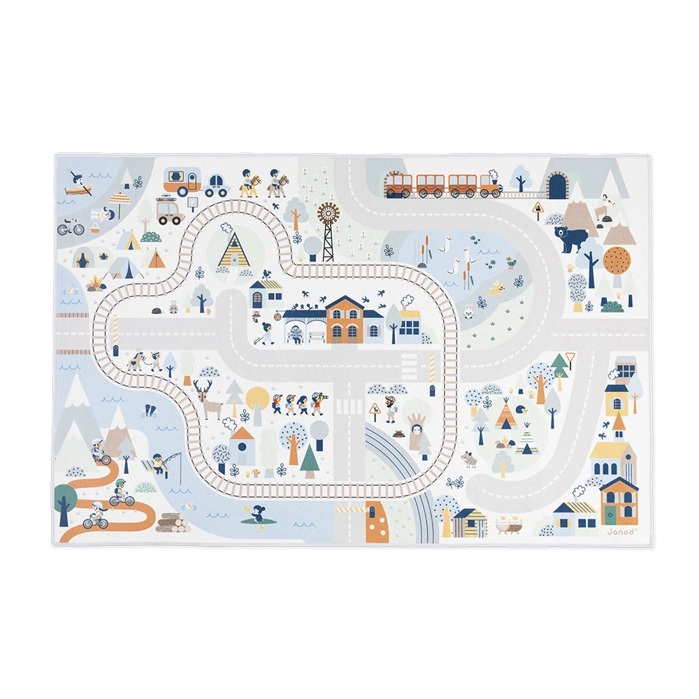 Janod Cross Roads Mountains Playmat with