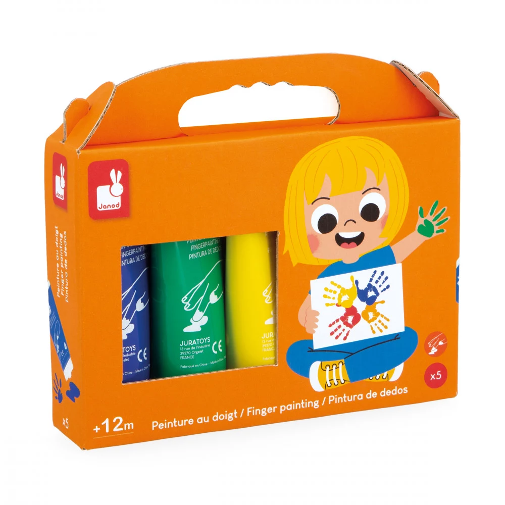 JANOD Finger Paints 5 Colors 400