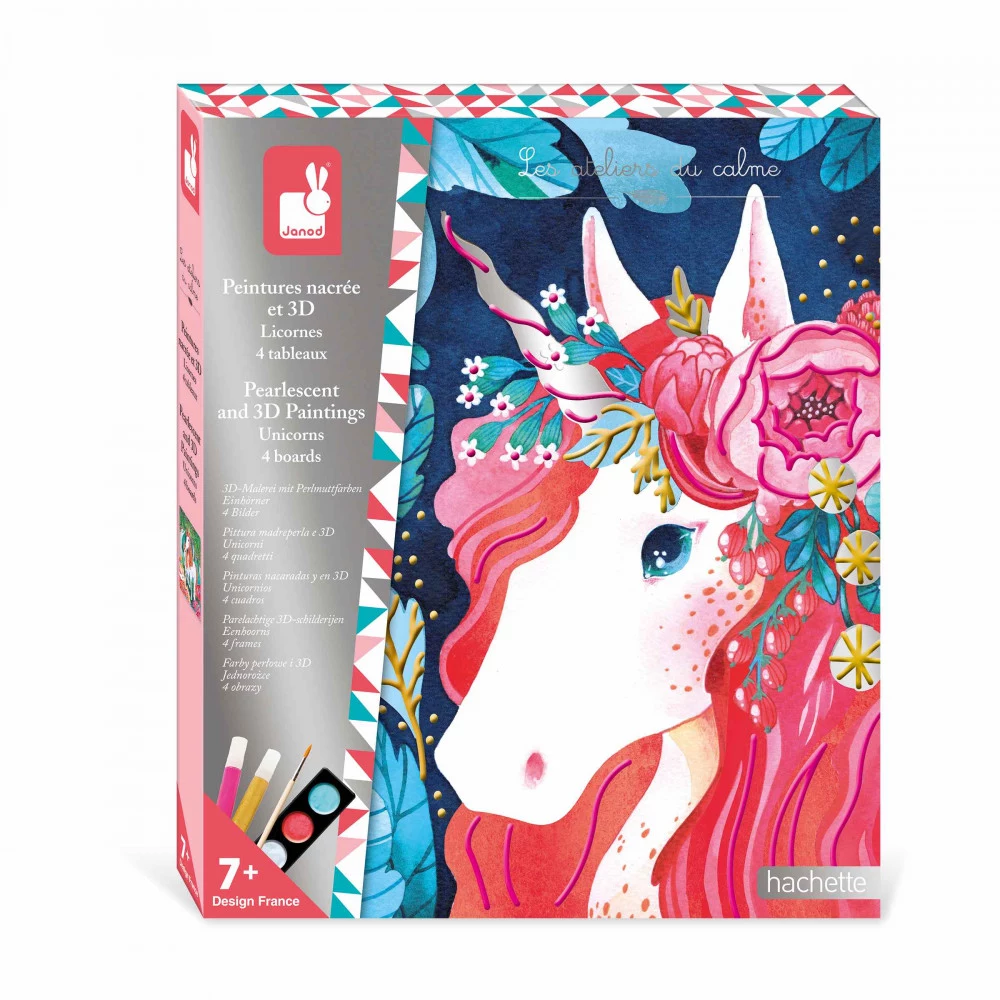 Janod Unicorns Pearl and 3D Paint