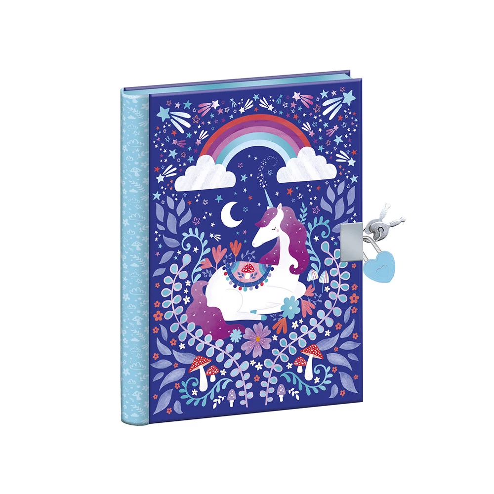 Janod Secret Diary with Lock Unicorn