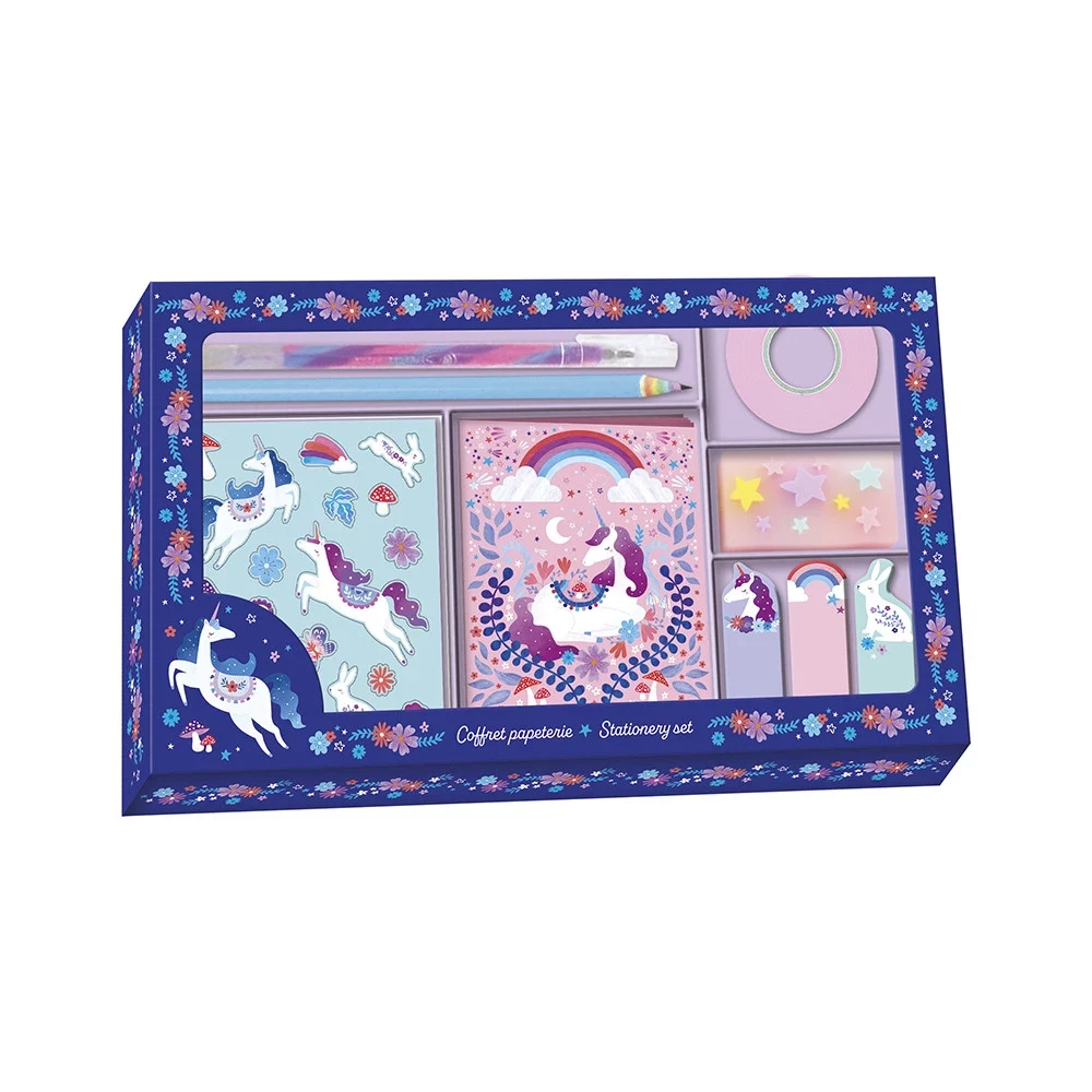 Janod Unicorn Dreamland Stationery Set 6+