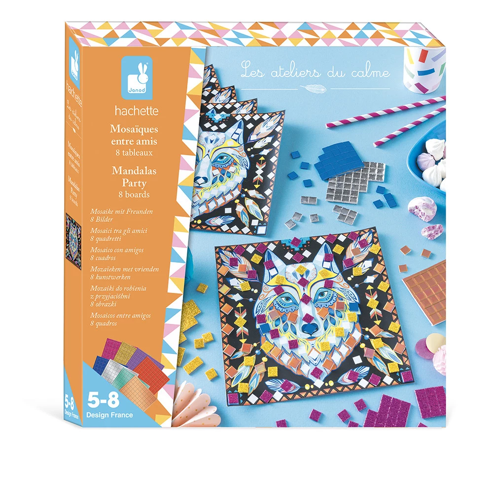 Janod Creative Mosaic Kit Mandala Party