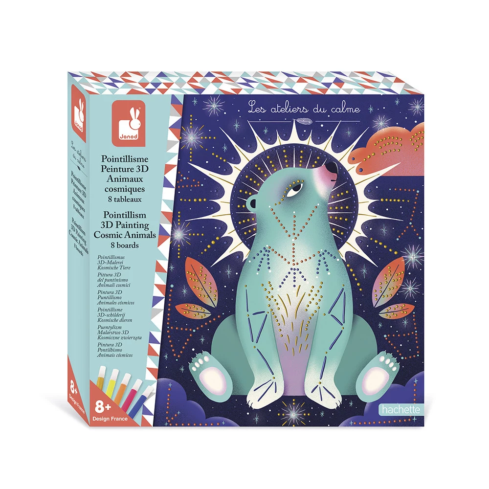 Janod Creative Kit Dot Painting Pointillism