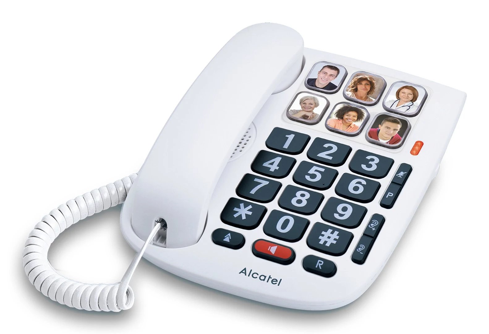 Alcatel TMAX10+ Vadu Galda Telefons Balts