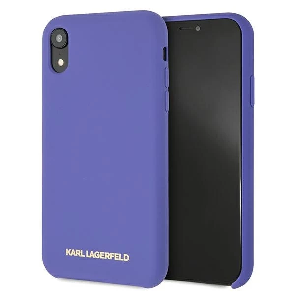 Karl Lagerfeld KLHCI61SLVOG Silicone Hard Case