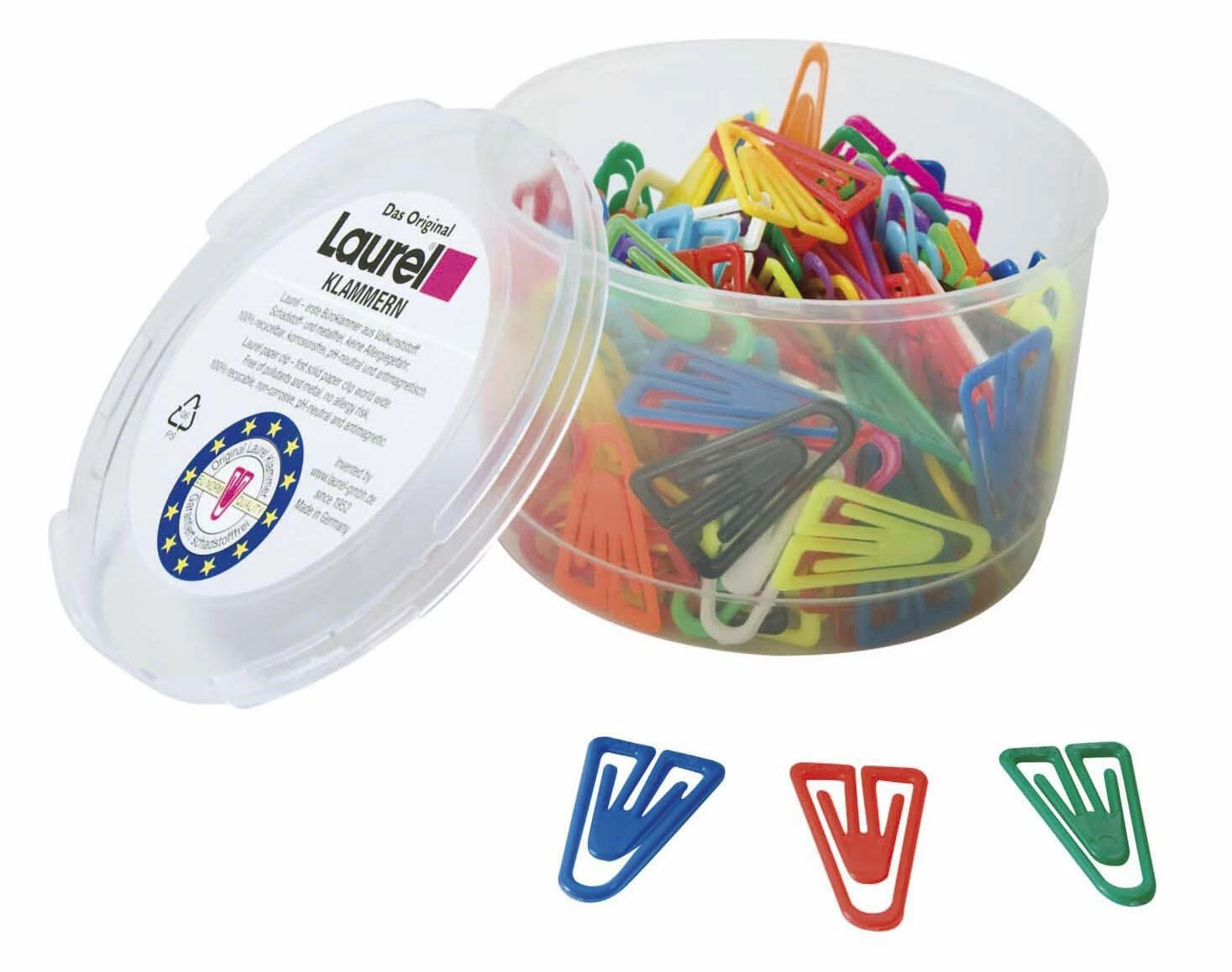LAUREL Plastic Paper Clip 35 mm