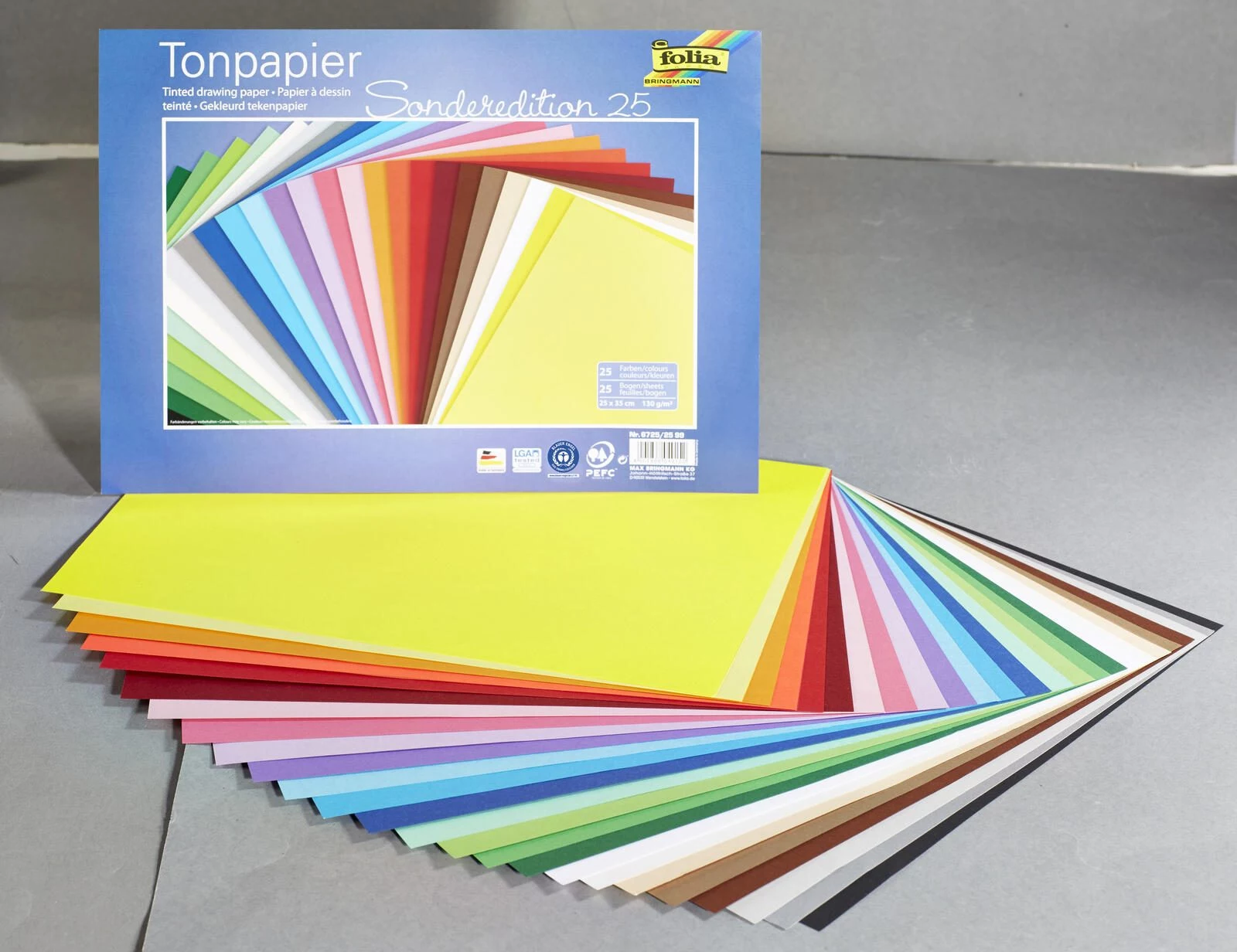 Folia Construction Paper Assorted Colors 130