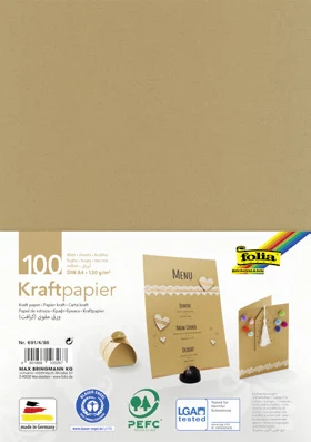 Folia Kraft Paper Brown 120 g/m²