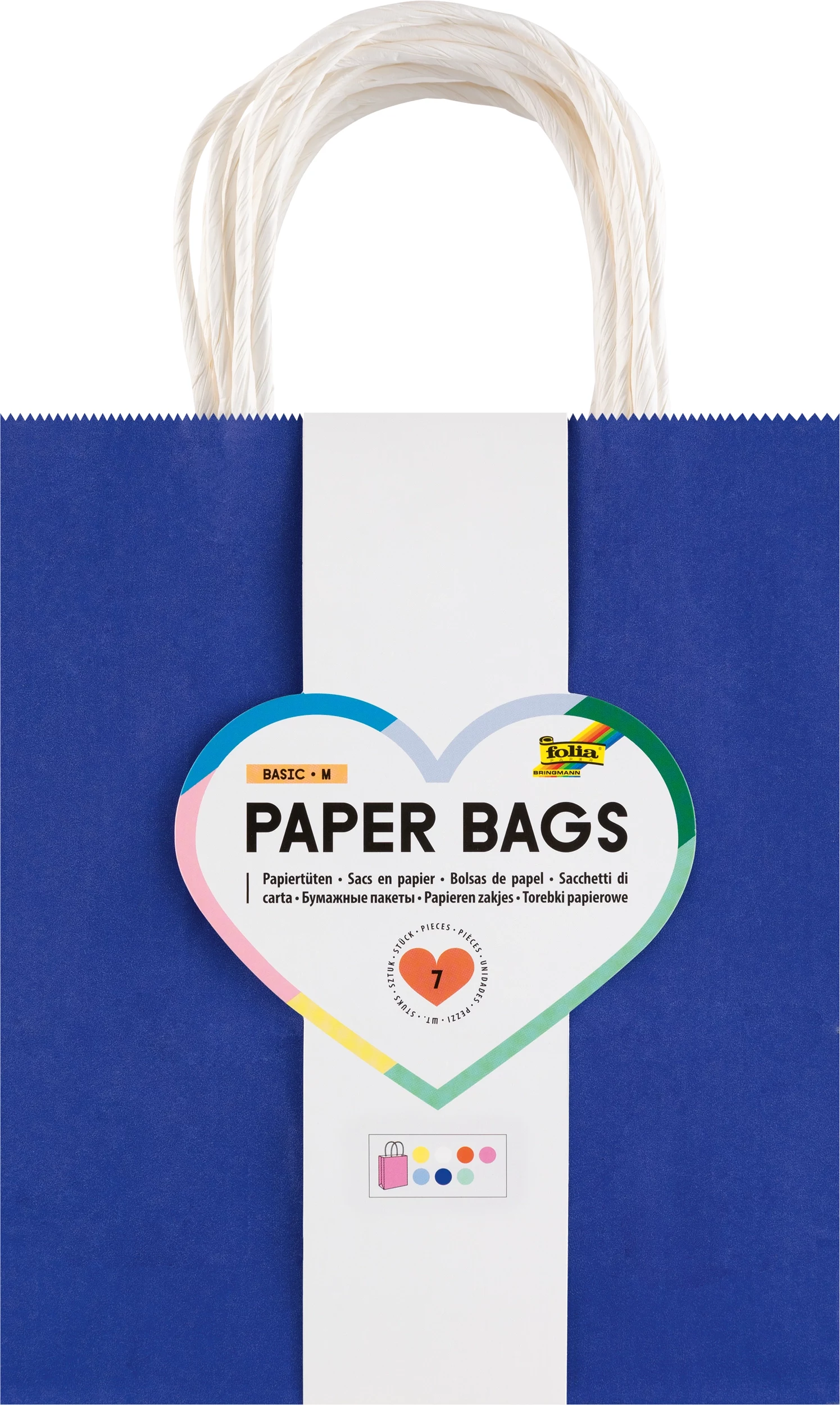 Folia 7 Paper Carrier Bags BASIC