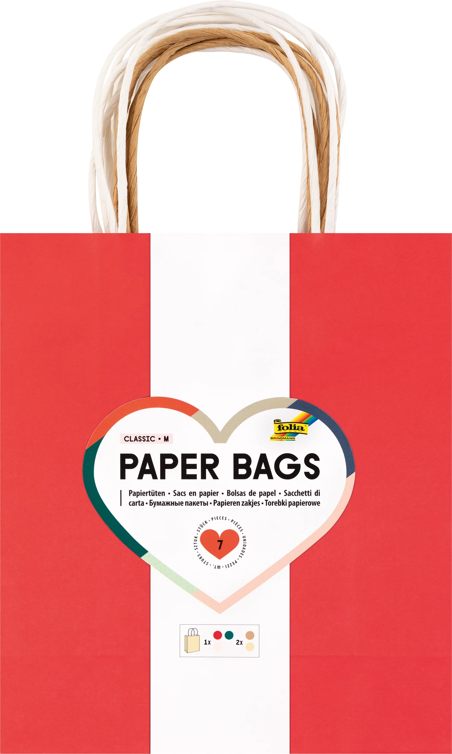 Folia 7 Paper Bags CLASSIC M