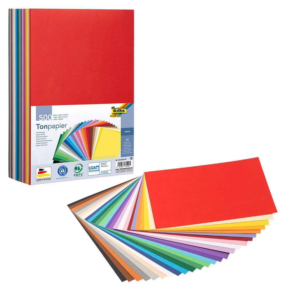 Folia Construction Paper Assorted Colors 130