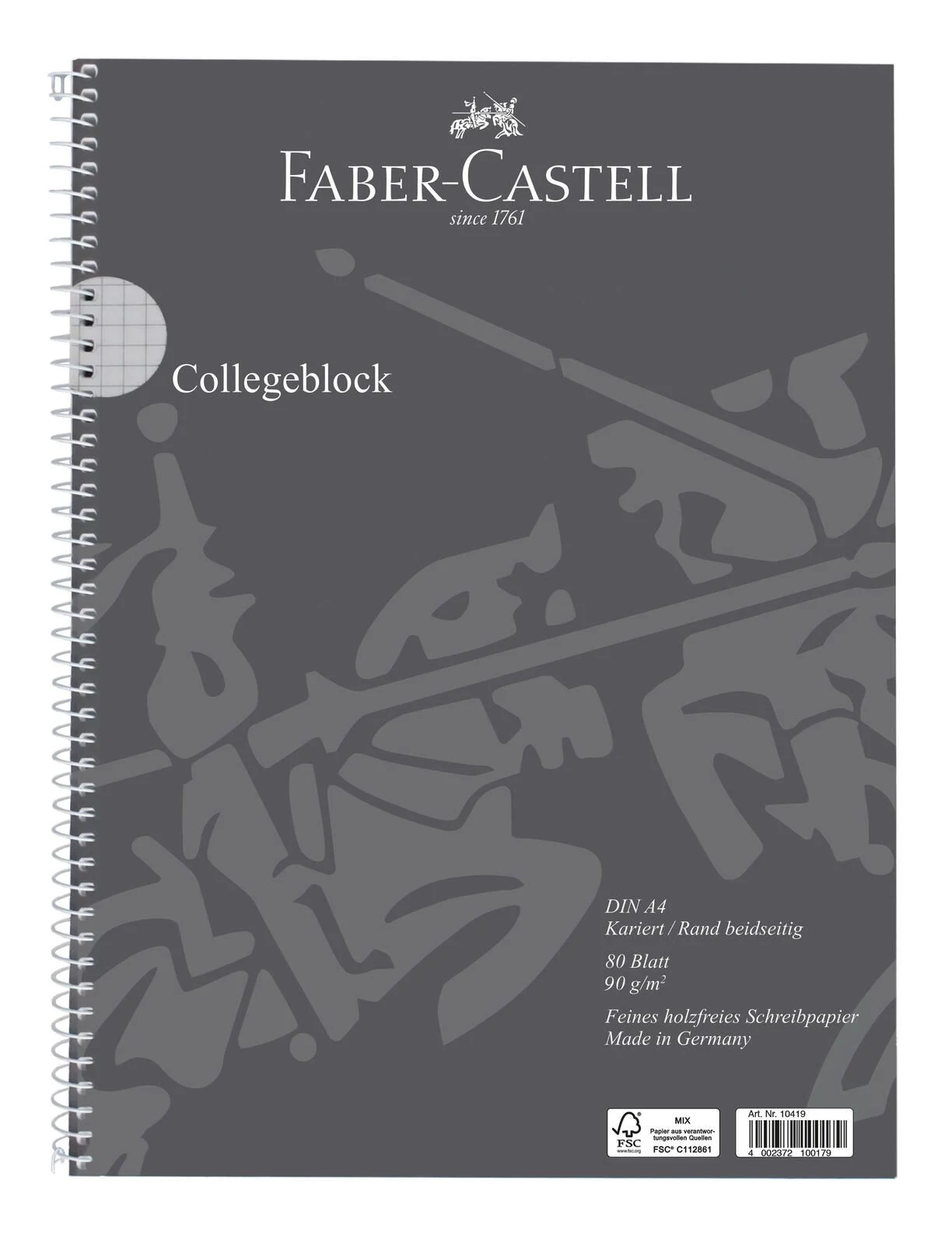 FABER-CASTELL College Block Squared DIN A4