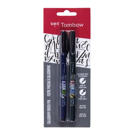 Tombow WS-BHS-2P Dual Brush Pen Set